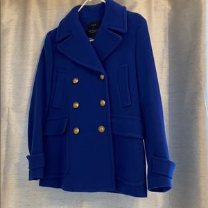 JCrew cobalt peacoat